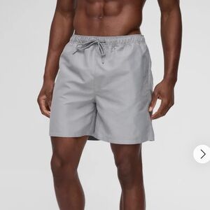 BoohooMAN Men's Gray Swim Shorts XL NWT